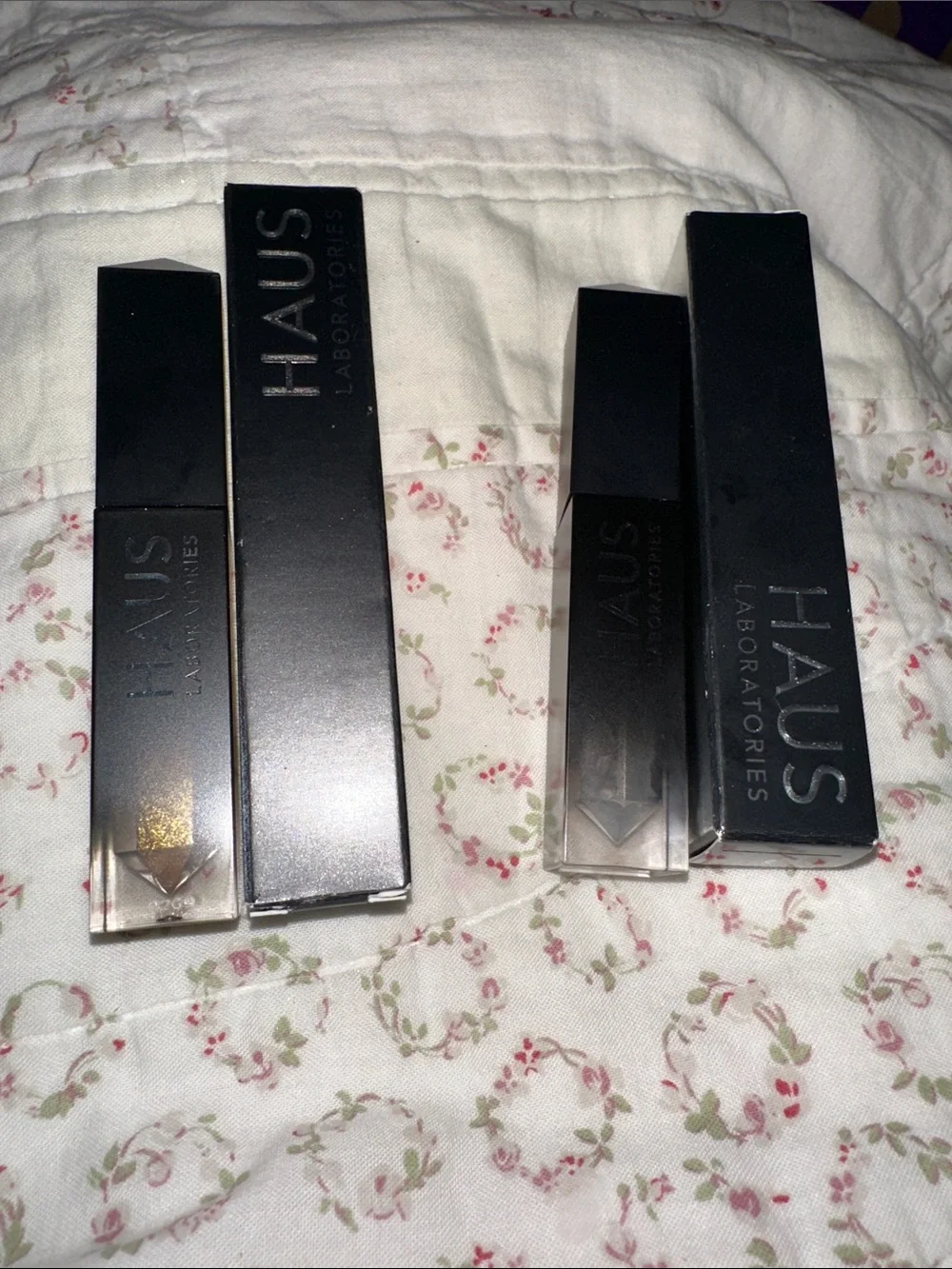 Haus Laboratories Liquid Lipsticks - Black & Transparent Packaging